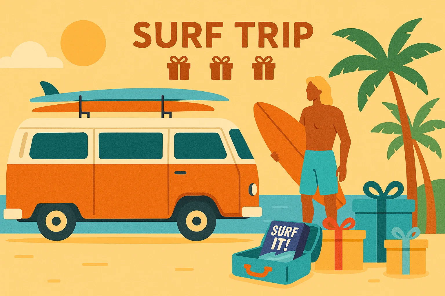 Surf trip : 10 idées de cadeaux pour un voyage réussi